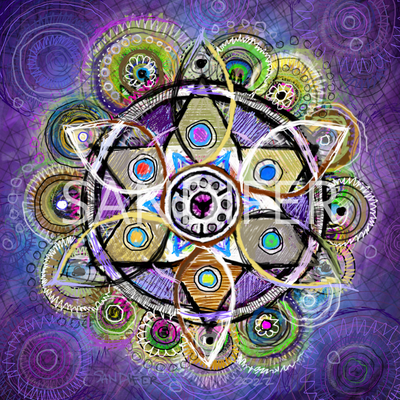Jay Sandifer Worship Artist Sacred Geometry Mandala Digital Art